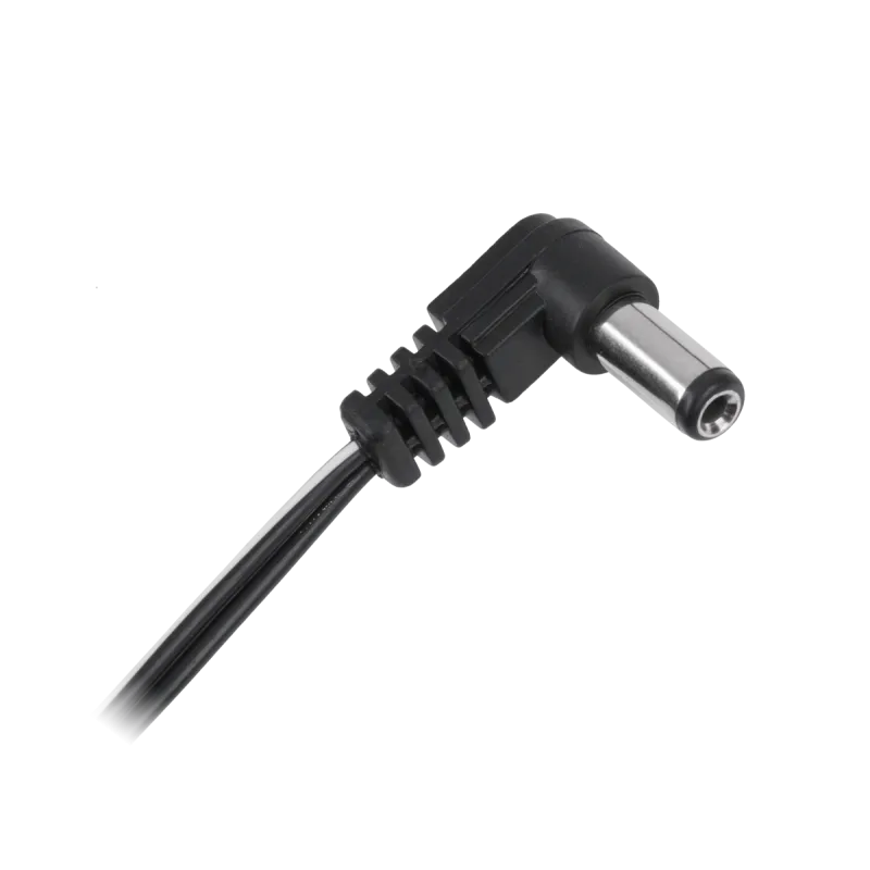 Złącze kabel wtyk kątowy 2,1x5,5mm