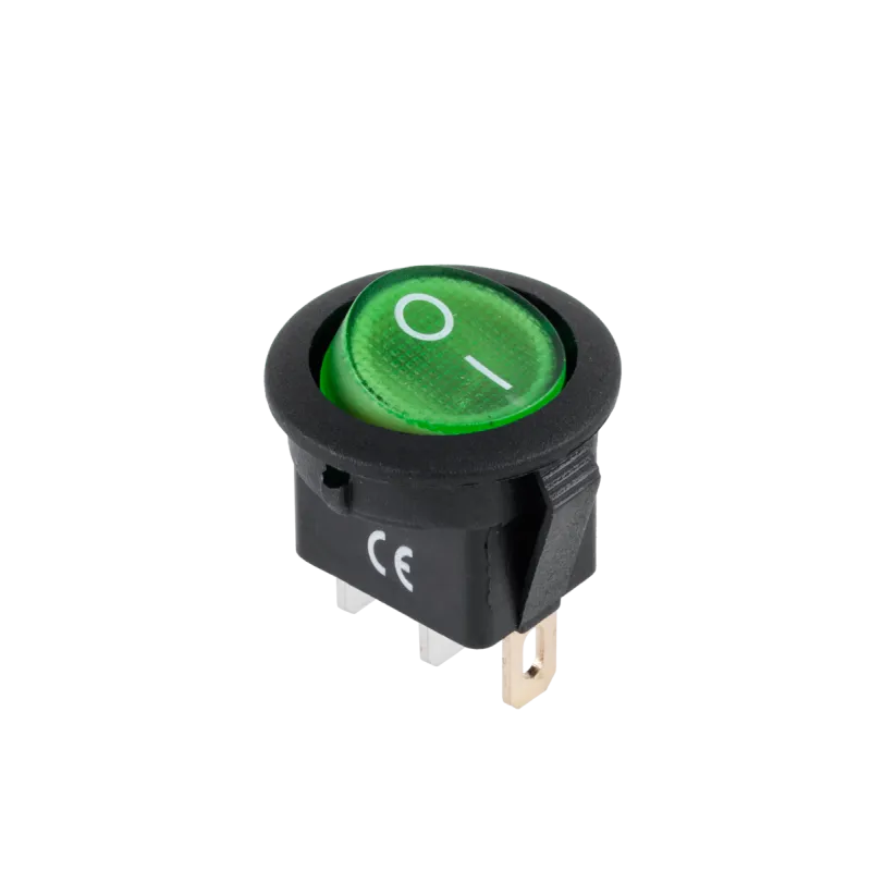 Złącze przeł.IRS-101-8C/D zielony 12V Złącze przeł.IRS-101-8C/D zielony 12V