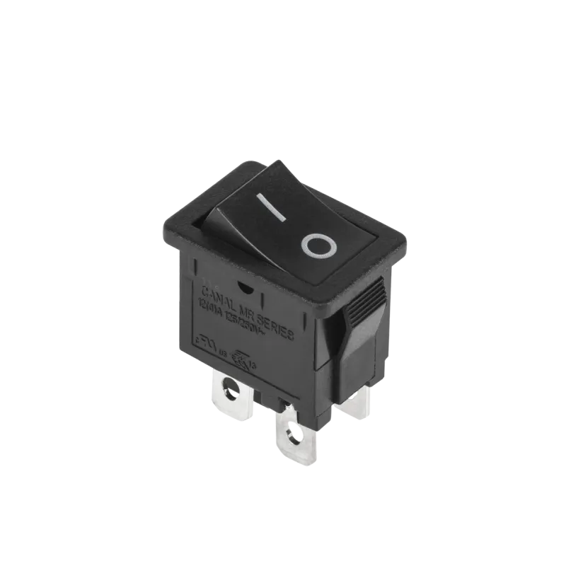 Złącze przełącznik kołyskowy czarny 6A 0-1 C5N 4pin Złącze przełącznik kołyskowy czarny 6A 0-1 C5N 4pin