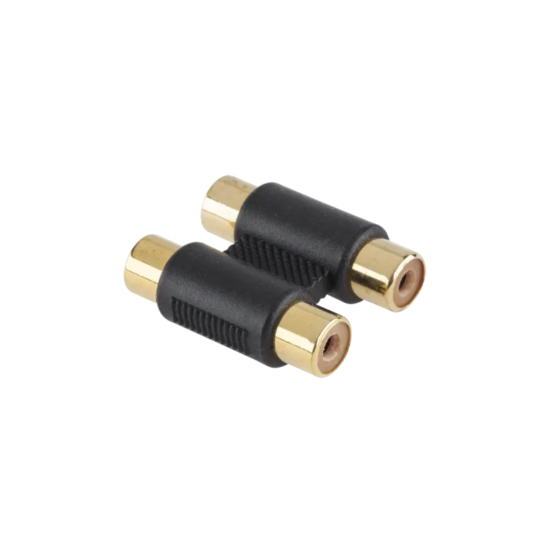 Złącze RCA-RCA/x2/złote