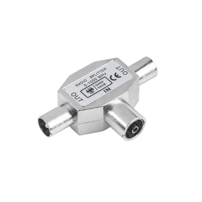 Złącze trójnik TV GN.-2xWT.metal Złącze trójnik TV GN.-2xWT.metal