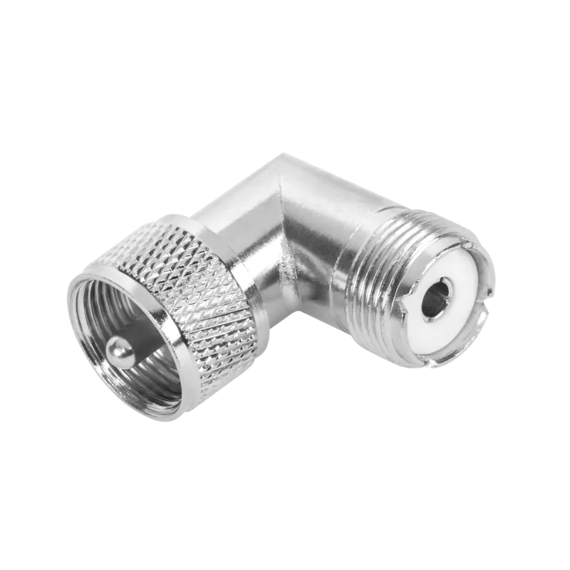 Złącze UHF wtyk-gniazdo kątowe