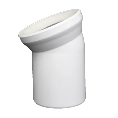 Kolano do WC Fi 110mm 22 stopnie L 160mm białe