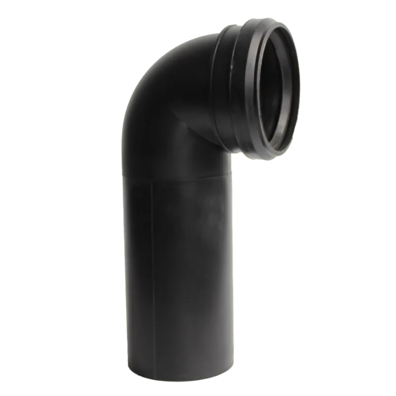 Kolano do WC FI 90mm 90 stopni L 230mm Czarne Kolano do WC FI 90mm 90 stopni L 230mm Czarne