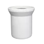 Sztucer do WC FI 110mm L 150mm Biały Sztucer do WC FI 110mm L 150mm Biały