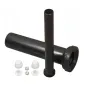 Złącza do WC podtynkowe Fi 110 / Fi 62 L 400mm czarne Złącza do WC podtynkowe Fi 110 / Fi 62 L 400mm czarne