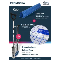 Taker Flex Duro System – profesjonalny taker do montażu folii