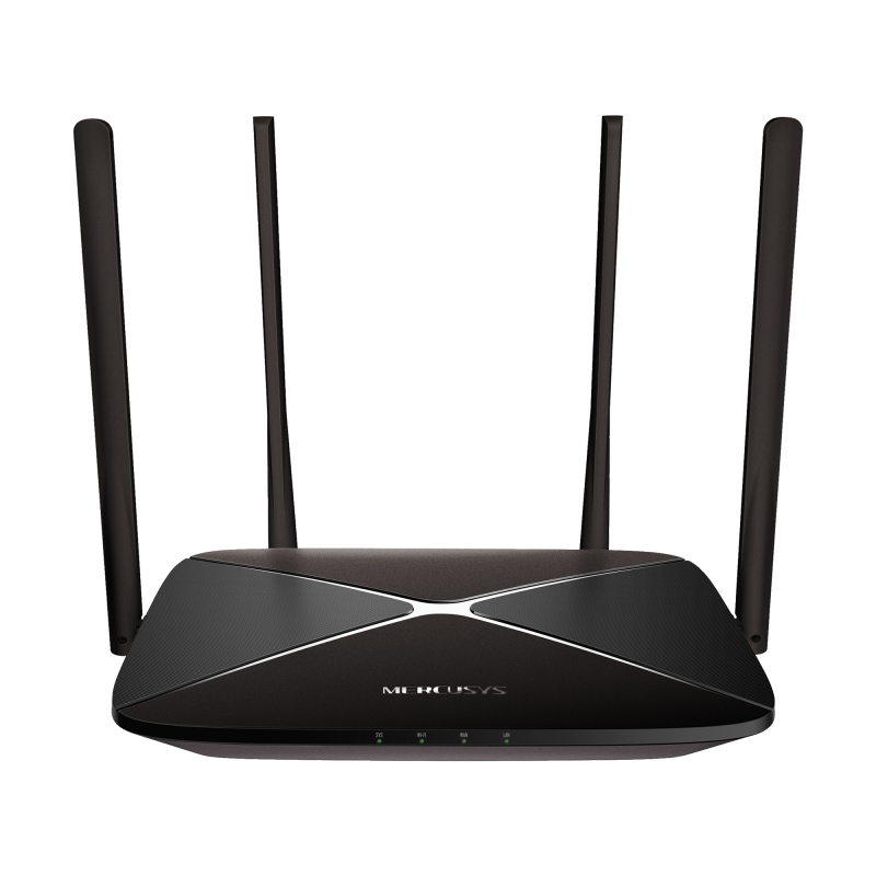 ROUTER AC12G, bezprzewodowy, dwupasmowy, 300/867 Mb/s, 802.11ac/n, 1WAN/3LAN GB, 4 anteny / MERCUSYS