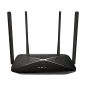 ROUTER AC12G, bezprzewodowy, dwupasmowy, 300/867 Mb/s, 802.11ac/n, 1WAN/3LAN GB, 4 anteny / MERCUSYS