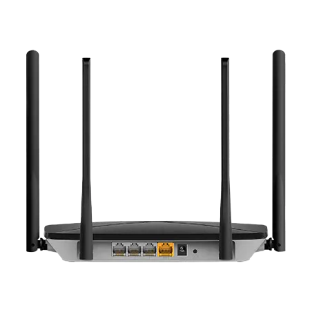 ROUTER AC12G, bezprzewodowy, dwupasmowy, 300/867 Mb/s, 802.11ac/n, 1WAN/3LAN GB, 4 anteny / MERCUSYS