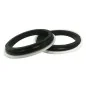 Duro 40 mm Y-Ring Lip Seals with PTFE Glide Rings for Negro 02.03 Faucet, Set of 2 Seals + 2 Glides