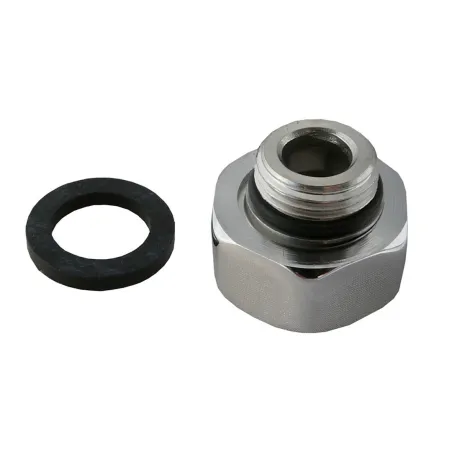 Zestaw siodełko z nakrętką chromowaną do montażu baterii Duro