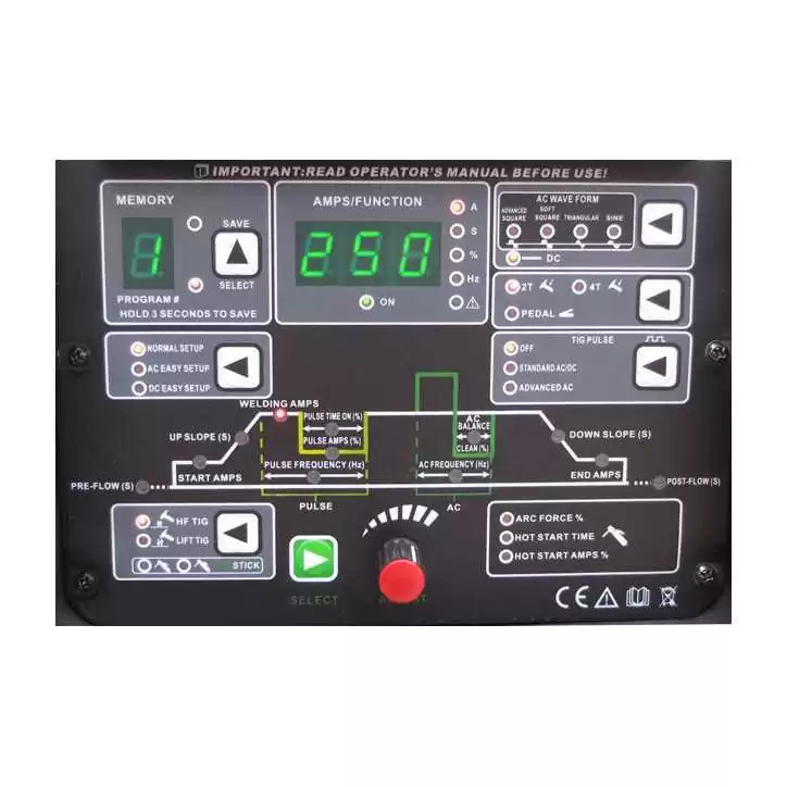 Spawarka inwertorowa JET TIG II AC/DC 250 IGBT PFC Welder Fantasy+uchwyt parker Spawarka inwertorowa JET TIG II AC/DC 250 IGBT PFC Welder Fantasy+uchwyt parker