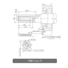 Silnik Loncin G200F-R-S wał poziomy 19,05 mm / 58 mm