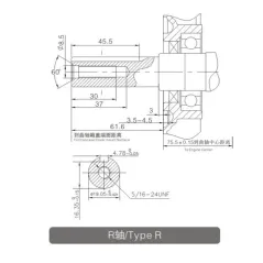 Silnik Loncin G200F-R-M wał poziomy 19,05 mm / 58 mm