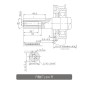 Silnik Loncin G200F-R-M wał poziomy 19,05 mm / 58 mm Silnik Loncin G200F-R-M wał poziomy 19,05 mm / 58 mm