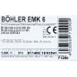 Bohler MAG drut spawalniczy EMK6 ER70S-6 G3Si1 12.50 1.0X18kg szpula (cena za 1 szpulę)