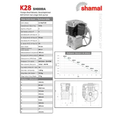 Agregat sprężarkowy SHAMAL K28 4kW