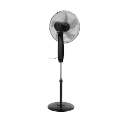 Wentylator stojacy sterowany pilotem TEESA , czarny