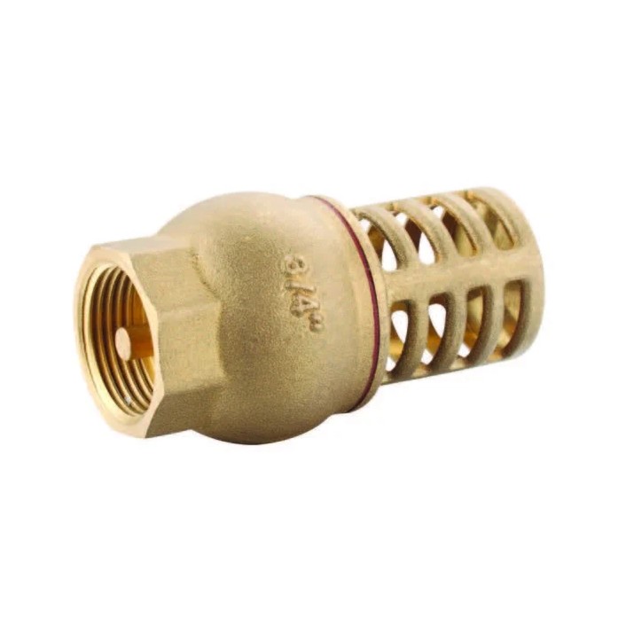 Zawór zwrotny 1/2" z mosiężnym koszem ssącym Zawór zwrotny 1/2" z mosiężnym koszem ssącym