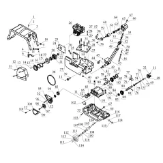 "Zagęszczarka Cedrus CEDZG04 160kg z rewersem hydraulicznym"