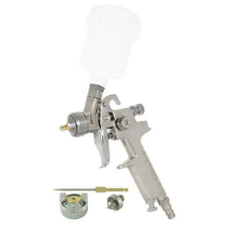 Pistolet lakierniczy MINI H2000 HP 0.8mm 130ml + dysza 1.0 mm WIOSENNA PROMOCJA LAKIERNICZA