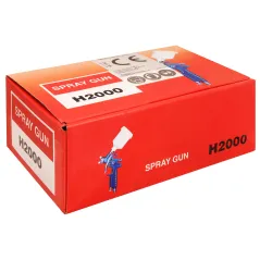 Pistolet lakierniczy MINI H2000 HP 1.0mm 130ml + dysza 0.8 mm WIOSENNA PROMOCJA LAKIERNICZA
