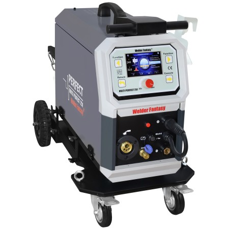 Półautomat spawalniczy 4w1 MULTI PERFECT BI-PULSE 251 4X4 MIG/MAG/PULS/PODWÓJNY PULS/FCAW/MMA/TIG AC/DC HF Welder Fantasy 230V
