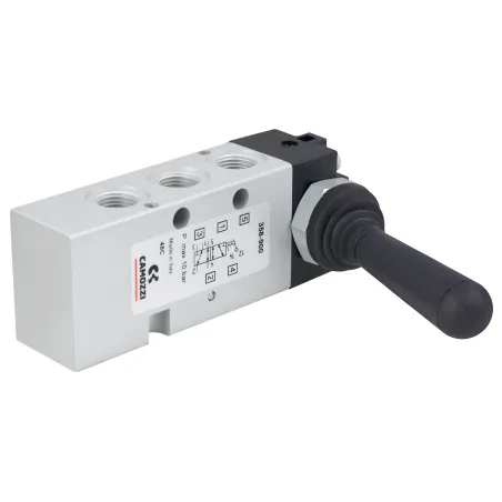 Zawór CAMOZZI 122-358-900 5/2 1/8" dzwignia bistabilny
