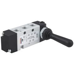 Zawór CAMOZZI 122-368-905 5/3 1/8" CC dźwignia monostabilny