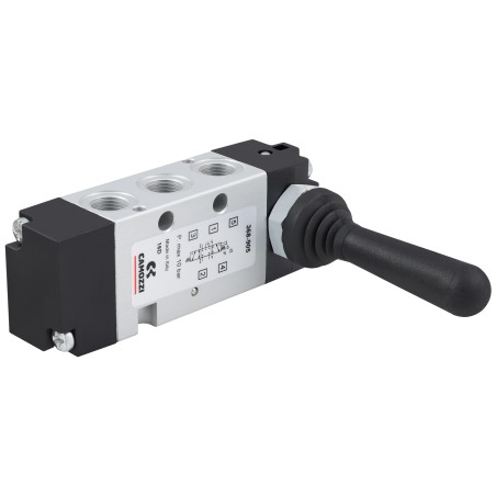 Zawór CAMOZZI 122-368-905 5/3 1/8" CC dźwignia monostabilny