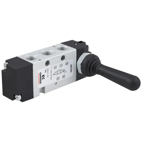 Zawór CAMOZZI 122-368-905 5/3 1/8" CC dźwignia monostabilny