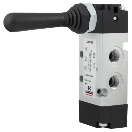 Zawór CAMOZZI 122-368-905 5/3 1/8" CC dźwignia monostabilny