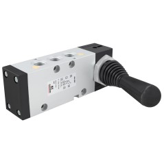 Zawór CAMOZZI 123-454-900 5/2 bistabilny 1/4" dźwignia