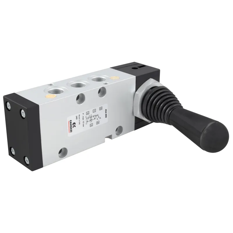 Zawór CAMOZZI 123-454-900 5/2 bistabilny 1/4" dźwignia