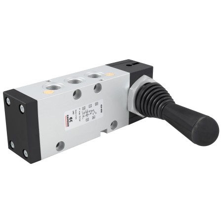 Zawór CAMOZZI 123-454-900 5/2 bistabilny 1/4" dźwignia