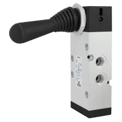 Zawór CAMOZZI 123-454-900 5/2 bistabilny 1/4" dźwignia