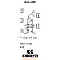 Zawór CAMOZZI 123-454-900 5/2 bistabilny 1/4" dźwignia Zawór CAMOZZI 123-454-900 5/2 bistabilny 1/4" dźwignia