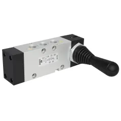 Zawór CAMOZZI 464-905 5/3 CC 1/4" dzwignia monostabilny