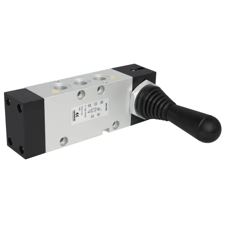 Zawór CAMOZZI 464-905 5/3 CC 1/4" dzwignia monostabilny