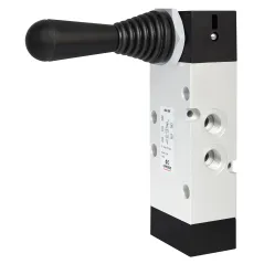 Zawór CAMOZZI 464-905 5/3 CC 1/4" dzwignia monostabilny