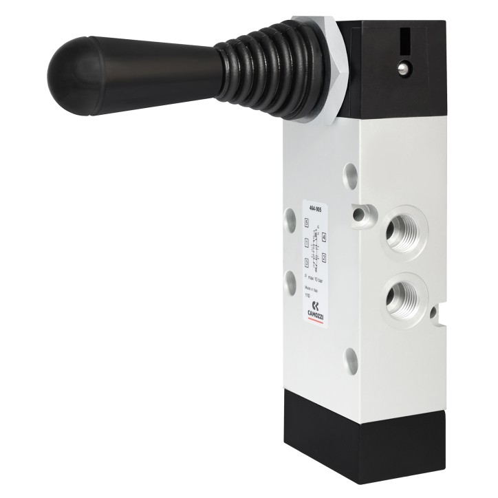 Zawór CAMOZZI 464-905 5/3 CC 1/4" dzwignia monostabilny Zawór CAMOZZI 464-905 5/3 CC 1/4" dzwignia monostabilny