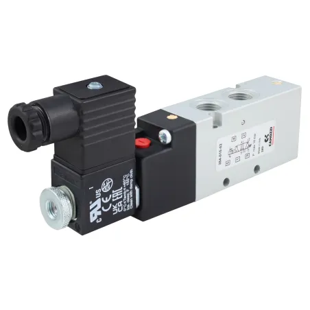 Zawór CAMOZZI 130-354-015-02 5/2 1/4" monostabilny + Cewka 230VAC + Wtyczka