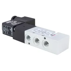 Zawór CAMOZZI 130-358-015-02 5/2 1/8" monostabilny + Cewka 230V AC + Wtyczka