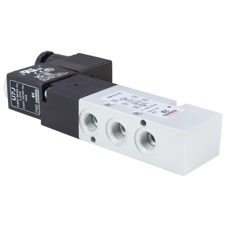 Zawór CAMOZZI 130-358-015-02 5/2 1/8" monostabilny + Cewka 230V AC + Wtyczka