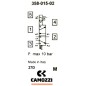 Zawór CAMOZZI 130-358-015-02 5/2 1/8" monostabilny + Cewka 230V AC + Wtyczka
