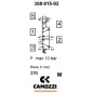 Zawór CAMOZZI 130-358-015-02 5/2 1/8" monostabilny + Cewka 24VAC / 12VDC + Wtyczka Zawór CAMOZZI 130-358-015-02 5/2 1/8" monostabilny + Cewka 24VAC / 12VDC + Wtyczka