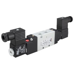Zawór CAMOZZI 354-011-02 5/2 1/4" bistabilny + Cewka 230VAC + Wtyczka