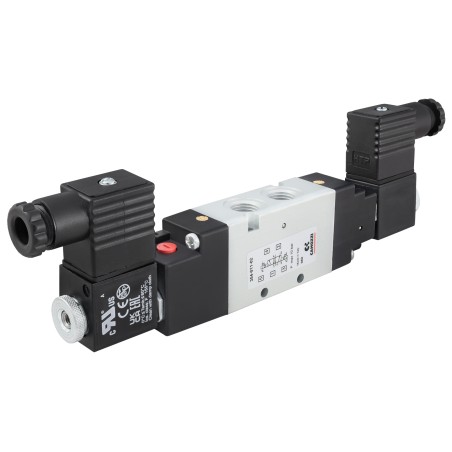Zawór CAMOZZI 354-011-02 5/2 1/4" bistabilny + Cewka 230VAC + Wtyczka