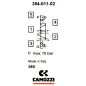 Zawór CAMOZZI 354-011-02 5/2 1/4" bistabilny + Cewka 24VAC / 12VDC + Wtyczka